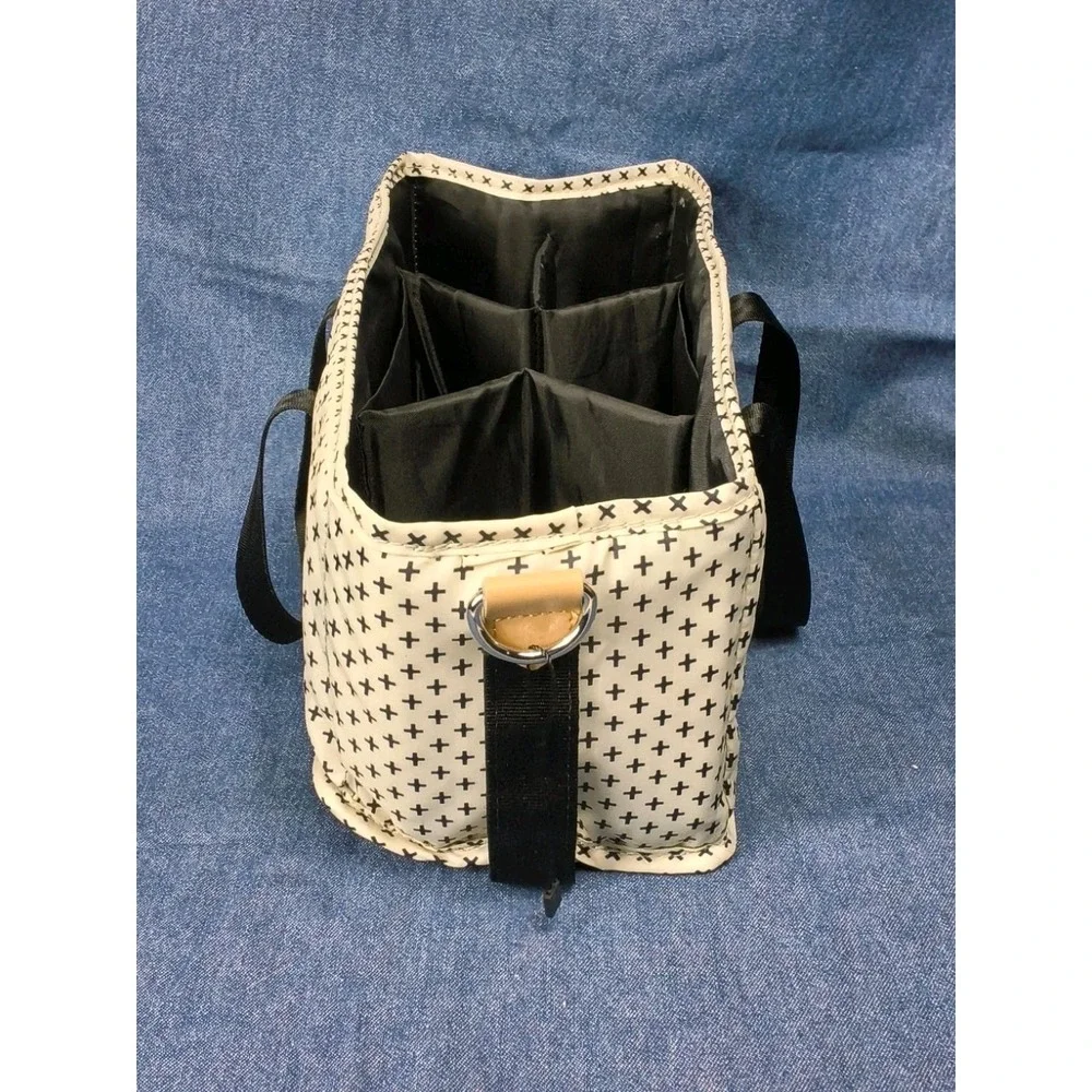 Petunia Pickle Bottom Inter-Mix Grid Caddy Pattern Positive